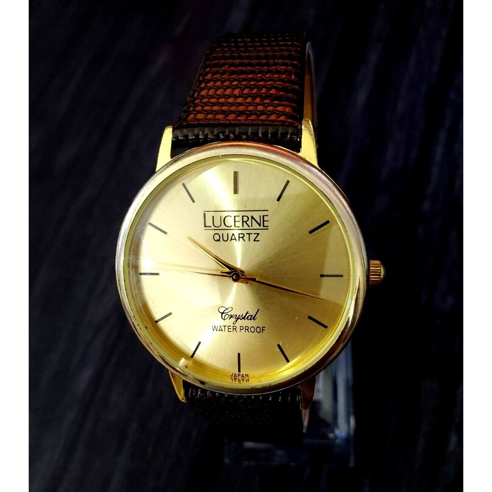EXTREMELY Rare Vintage Lucerne Swiss Inspired Split Case Watch Bubble Crystal - Picture 2 of 15